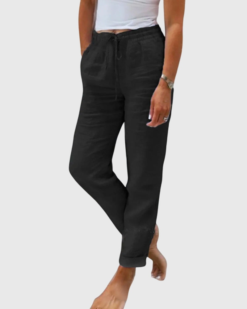Margaret | Elegant Women's Pants Black