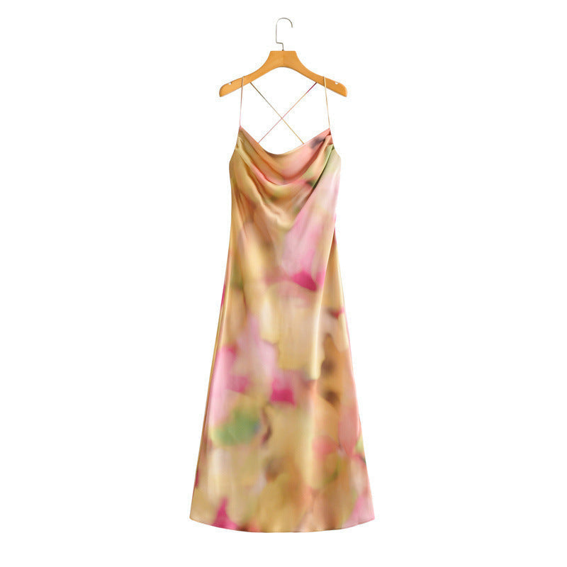 Elinor Draped Maxi Slip Dress