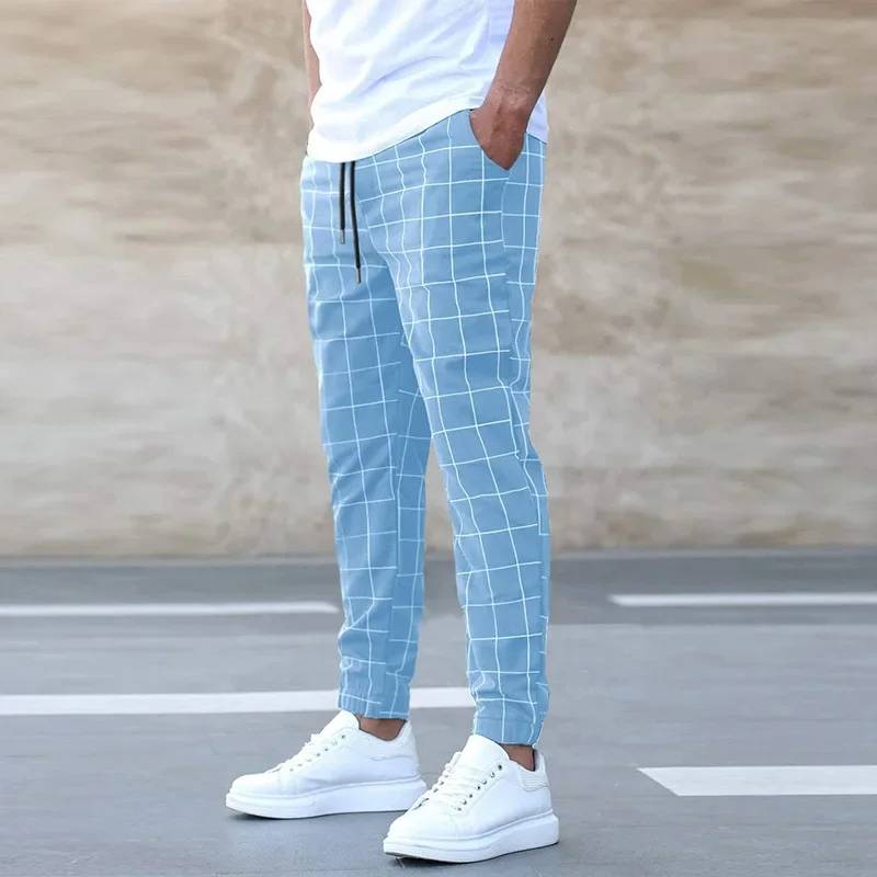 Caedon | Men's Plaid Tapered Jogger Pants