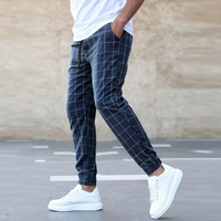 Caedon | Men's Plaid Tapered Jogger Pants