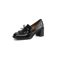 Calantha | Women's Block Heel Tassel Loafer Pumps