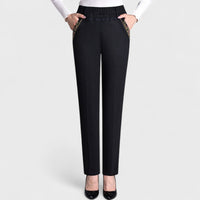 Calliope | Women's Elastic Waist Straight Leg Pants