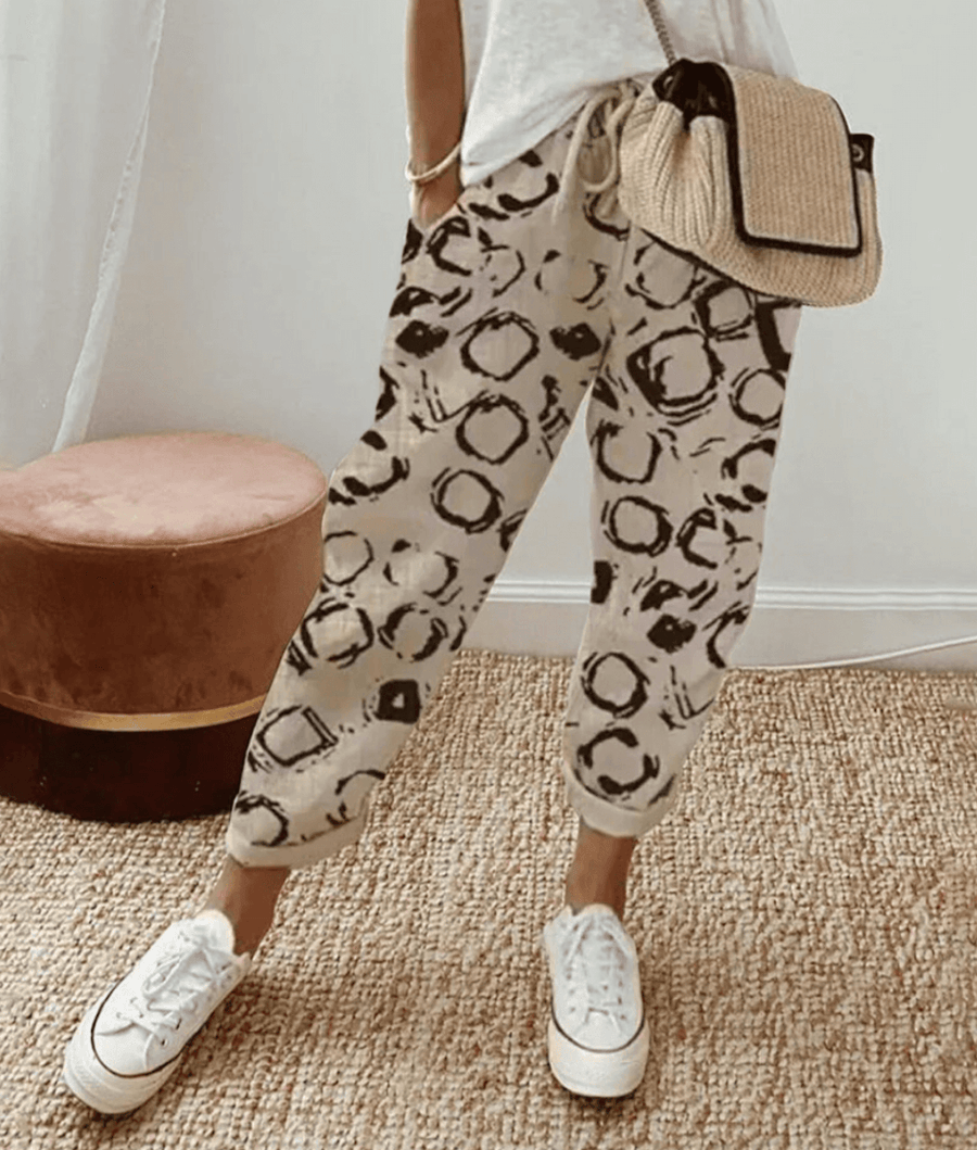 Calliope | Women's Striped Wide Leg Pants
