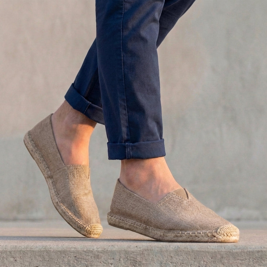 Callum | Men's Slip-On Espadrilles with Jute Sole