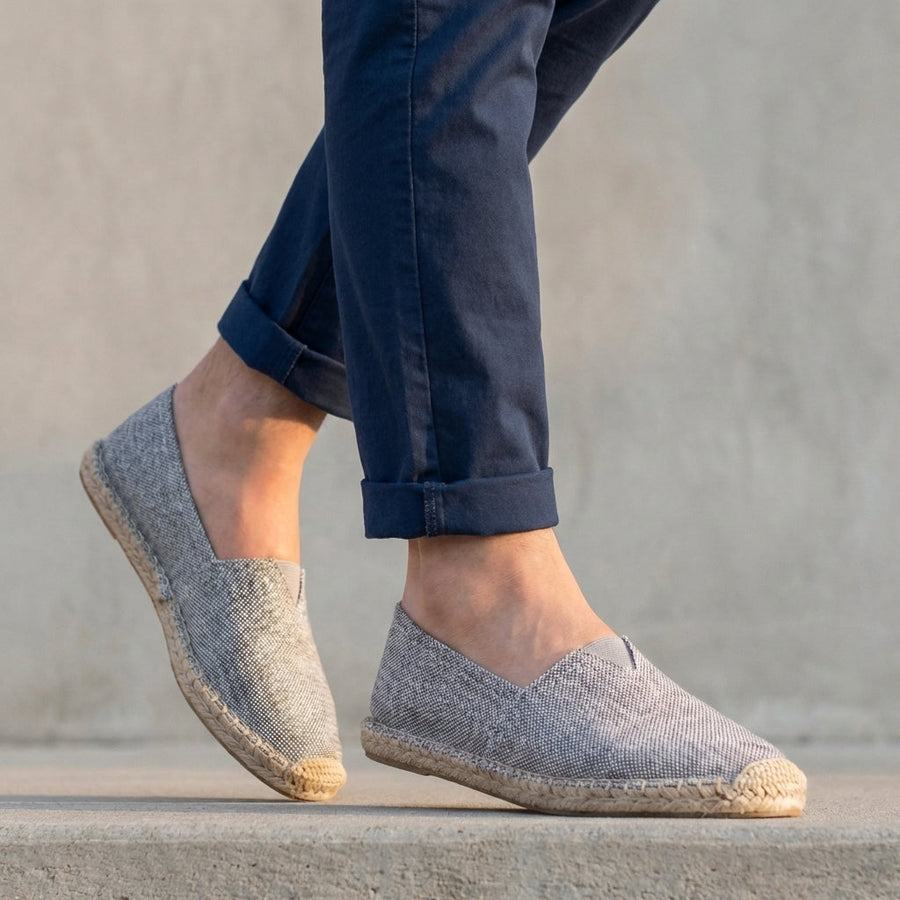 Callum | Men's Slip-On Espadrilles with Jute Sole