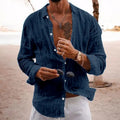 Calvino | Men's Casual Long Sleeve Button-Down Shirt