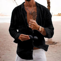 Calvino | Men's Casual Long Sleeve Button-Down Shirt