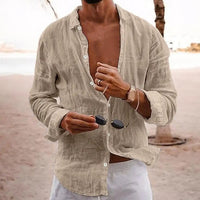 Calvino | Men's Casual Long Sleeve Button-Down Shirt