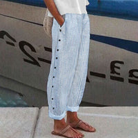 Camellia | Women's Striped Wide Leg Pants