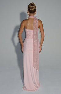 Carina Maxi Dress – Blush