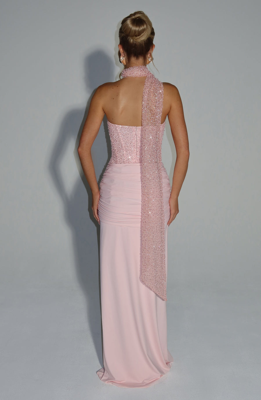 Carina Maxi Dress – Blush