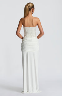 Carina Maxi Dress – Ivory