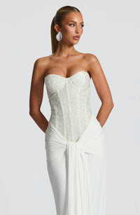 Carina Maxi Dress – Ivory