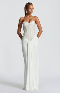Carina Maxi Dress – Ivory