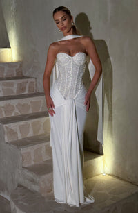 Carina Maxi Dress – Ivory