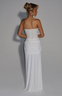 Carina Maxi Dress – Ivory