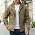 Cassian | Men's Stand Collar Full Zip Casual Jacket