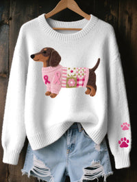 Halen Graphic Round-Neck Sweater