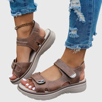 Emery | Comfortable Orthopedic Sandals Sepia