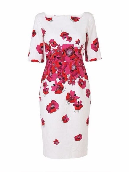 Lk Bennett Dress (New With Flaw) L.K. Bennett Lasana Pink Poppy Sheath