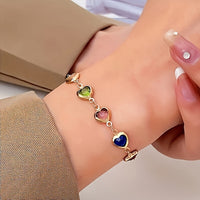 Clarah – Heart Charm Bracelet