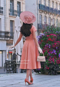 Fiona Linen Dress Vintage Inspired 1950s