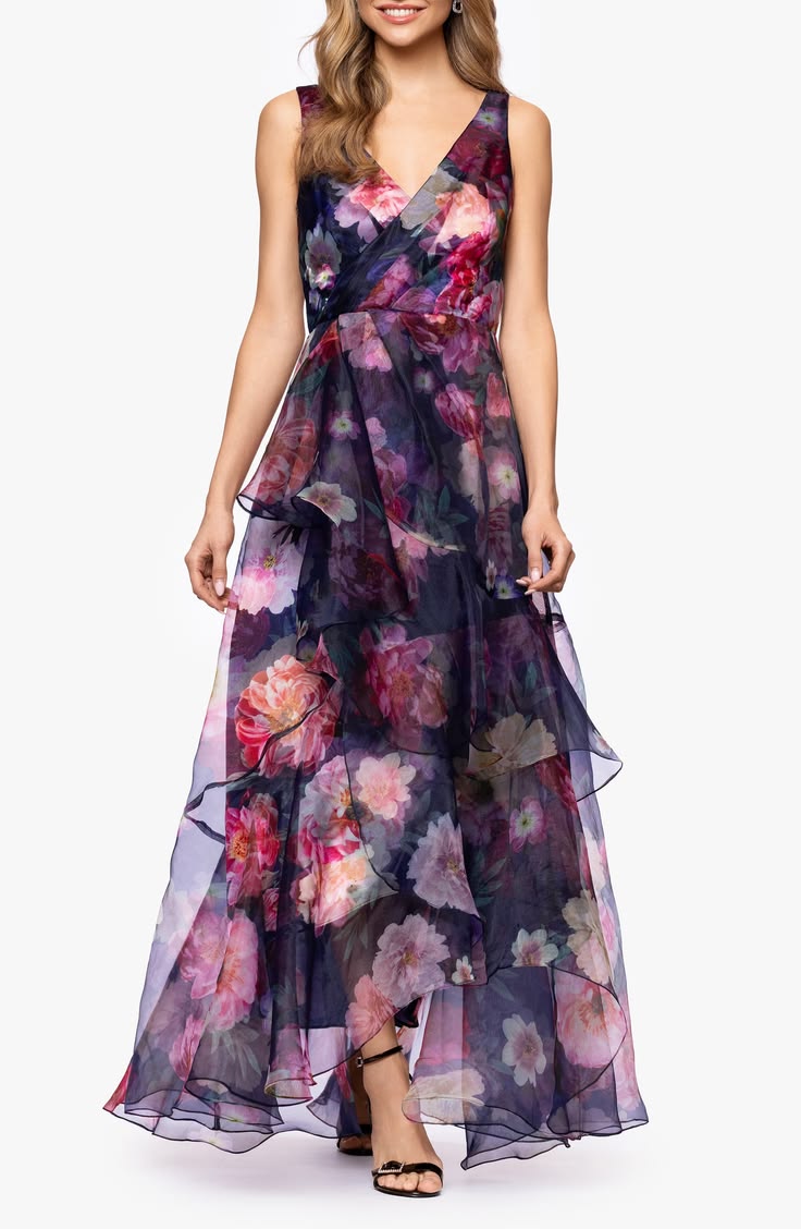 Floral Organza Gown (Women)