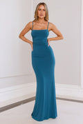 Celebrity Spotlight Maxi Dress Teal M Green
