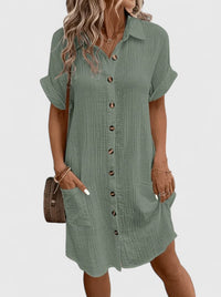 Gianelleza | Sophisticated Midi Dress Green