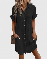 Gianelleza | Sophisticated Midi Dress Black
