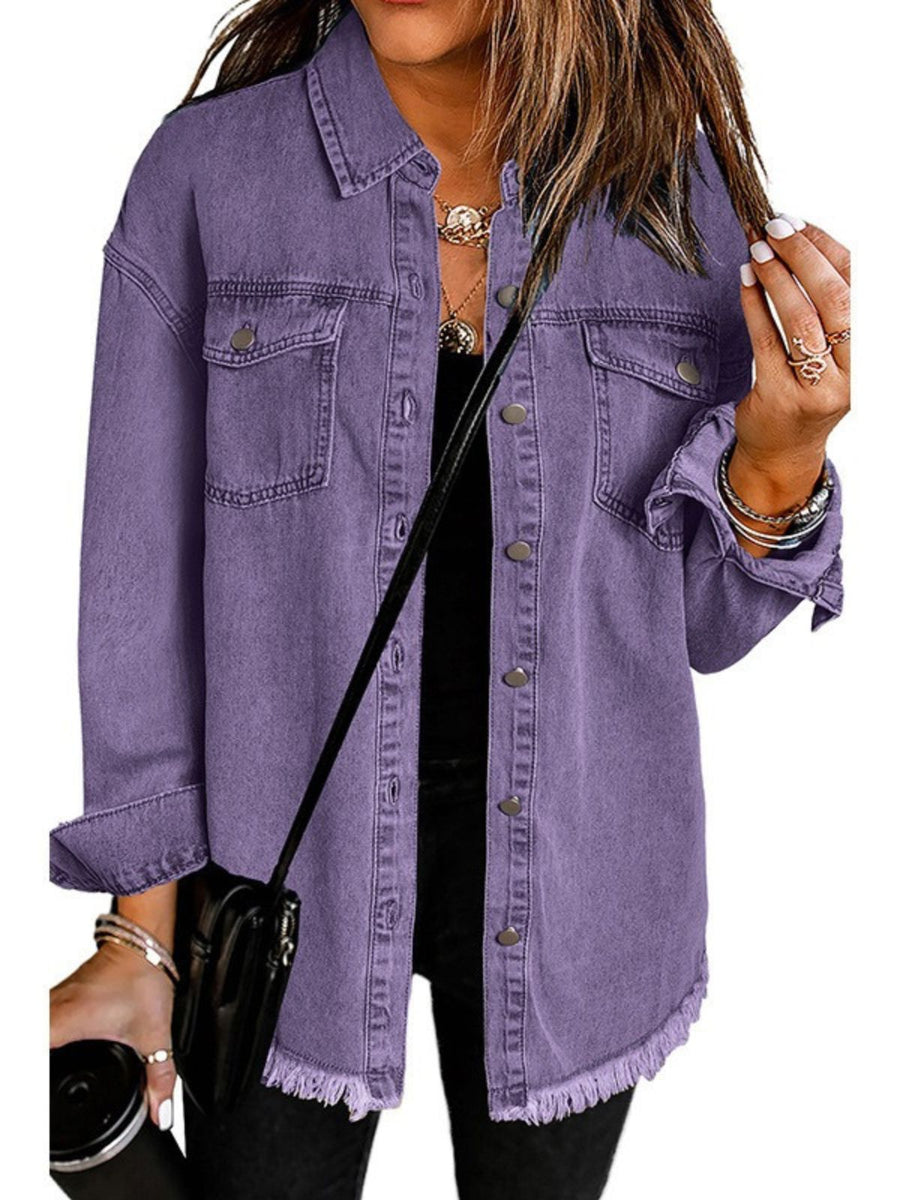 Clarissa | Women's Black Collared Long Sleeve Jacket