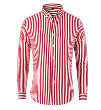 Coen | Men's Striped Long Sleeve Button-Down Shirt