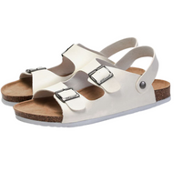 Cordette | Women's Double Buckle Black Sandals