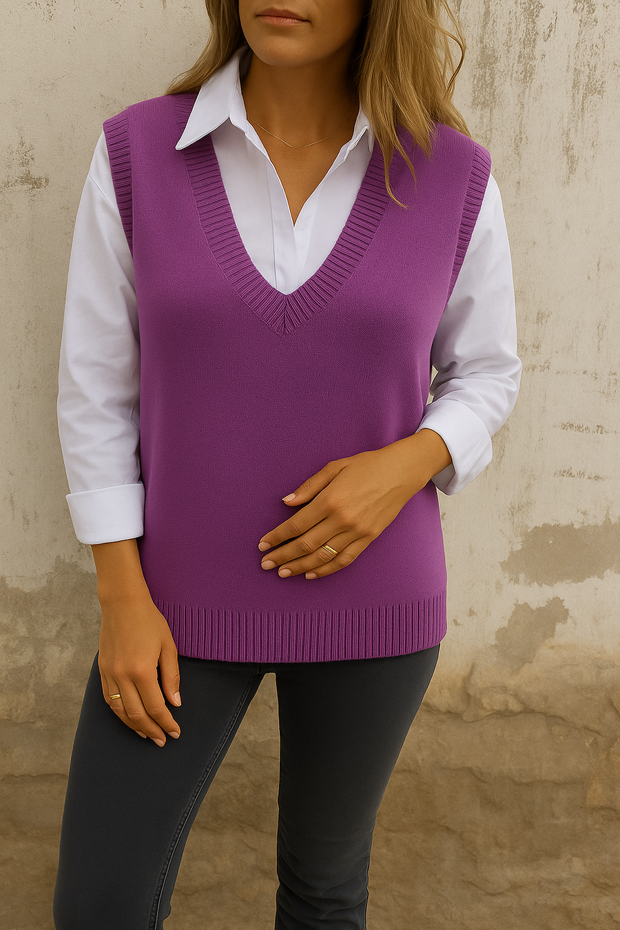 Cordova | Women's V-Neck Sleeveless Sweater Vest