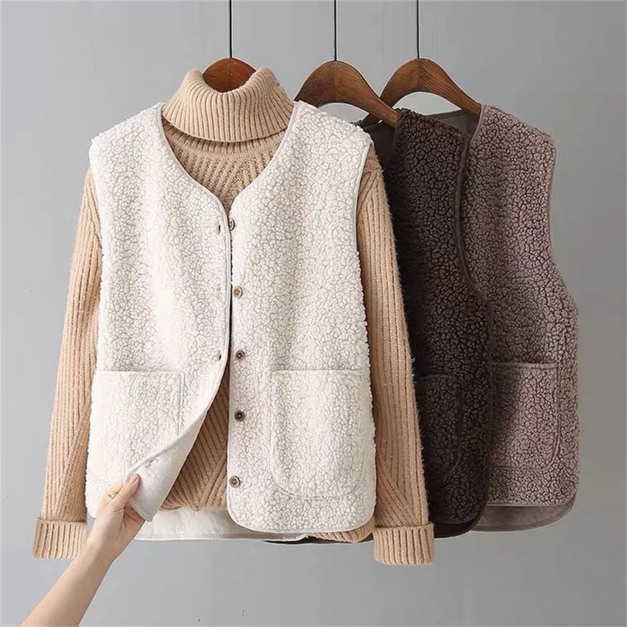 Cordwina | Women's Button Front Vest