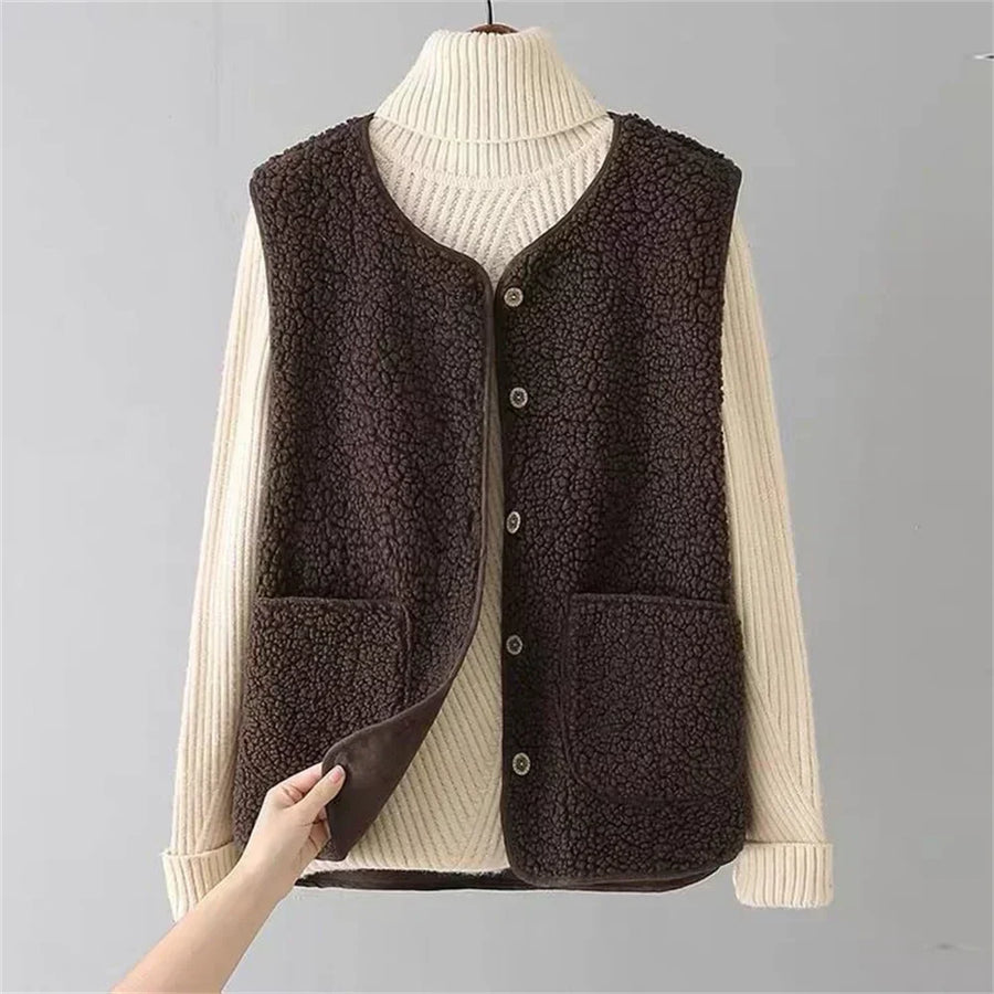 Cordwina | Women's Button Front Vest