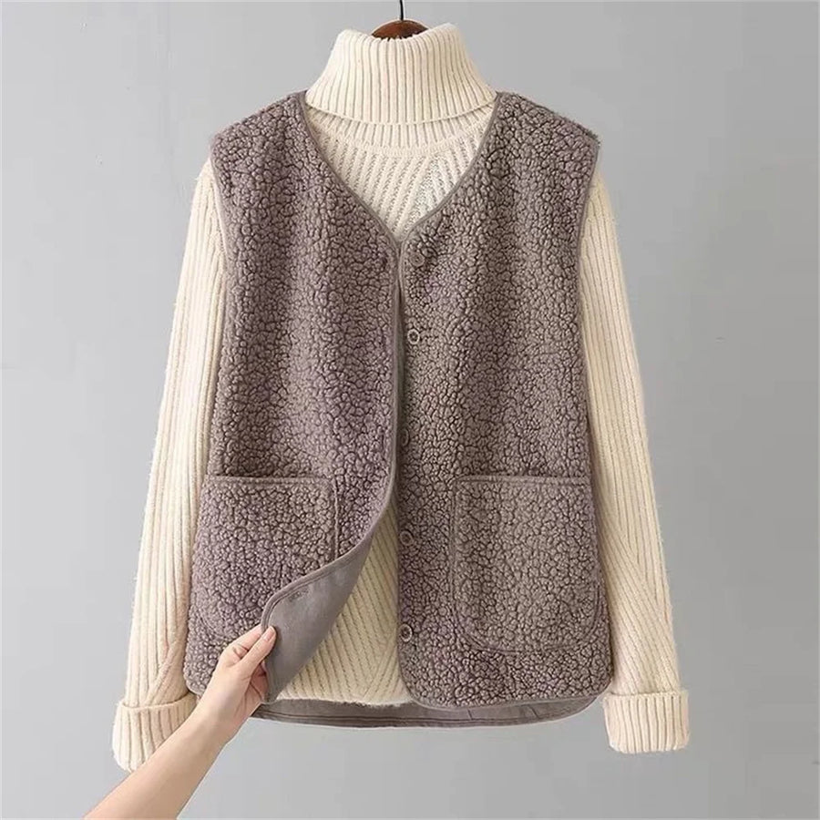 Cordwina | Women's Button Front Vest