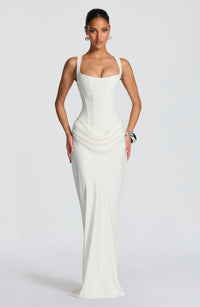 Caitlin - Maxi Dress with Square Neckline