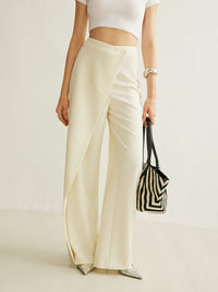 Cressida | Women's High Waist Wide Leg Wrap Front Pants