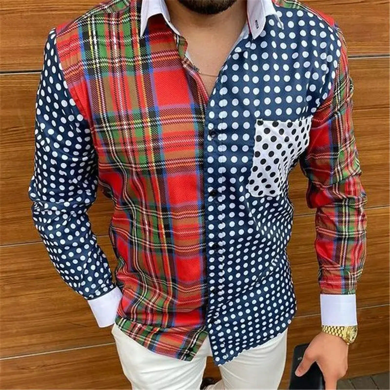 Crispin | Men's Floral Print Long Sleeve Shirt