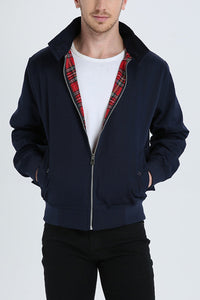 Croft | Men's Classic Harrington Jacket Tartan Lining