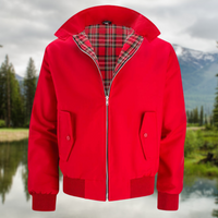 Croft | Men's Classic Harrington Jacket Tartan Lining