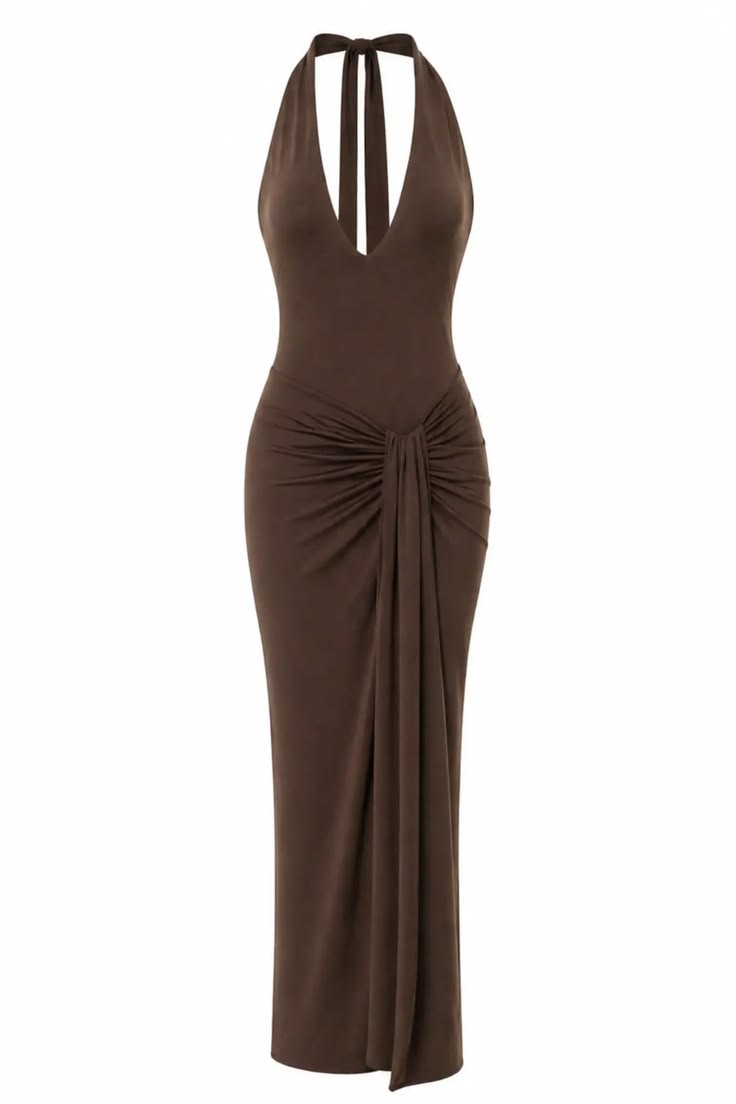 Donatella Maxi Dress Moca