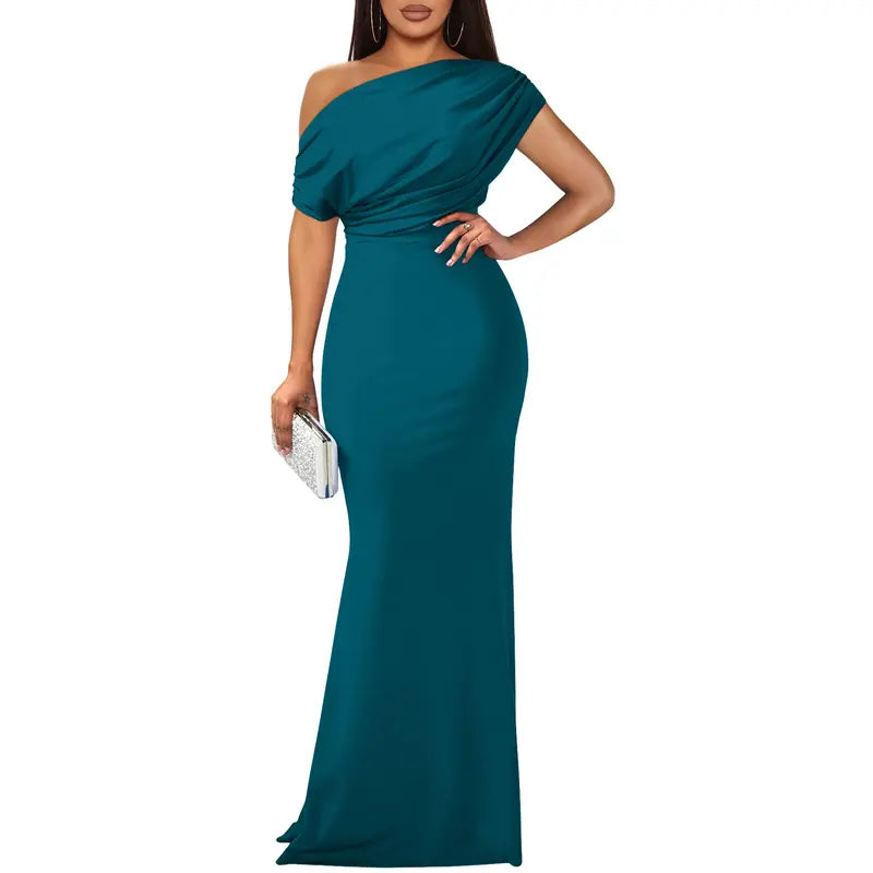 Greer – Off-Shoulder Bodycon Evening Gown