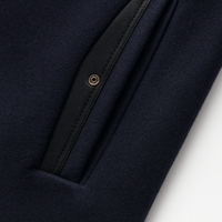 Jonah - Wool Blend Overcoat with Stand Collar