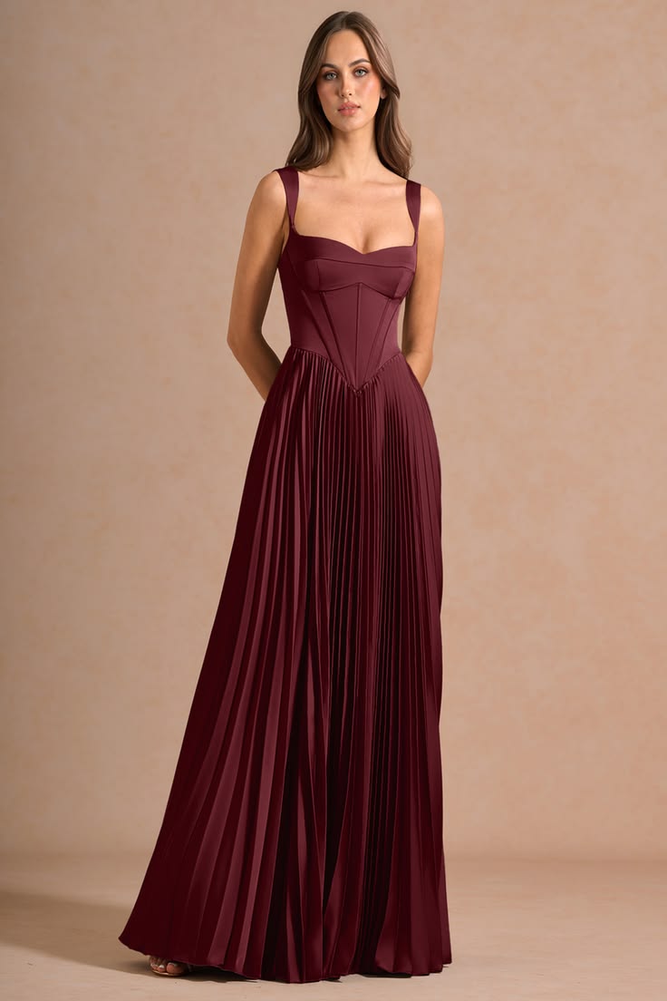 Avenelle Wine Maxi Dress