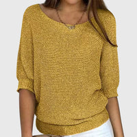 Sofia - Elegant Sweater Yellow