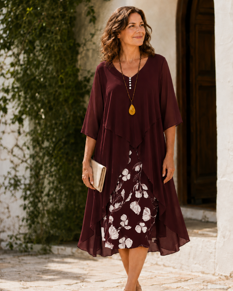 Ariella – Layered Maxi Dress
