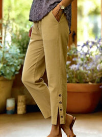 Wrenley - Lightweight Cotton Linen Everyday Trousers