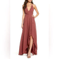 Jenny Yoo Dress Jenny Yoo Size 4 Farrah Ruffle Chiffon Gown Color: